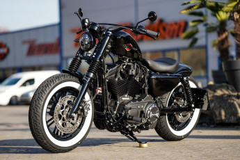 Картинка харлей мотоциклы harley-davidson мотоцикл байк thunderbike customs