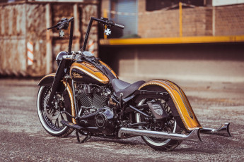 Картинка харлей мотоциклы harley-davidson мотоцикл байк thunderbike customs