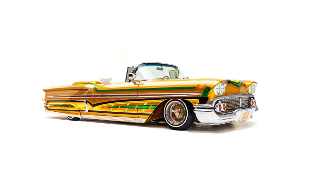 Обои картинки фото 1958-chevrolet-impala, автомобили, chevrolet