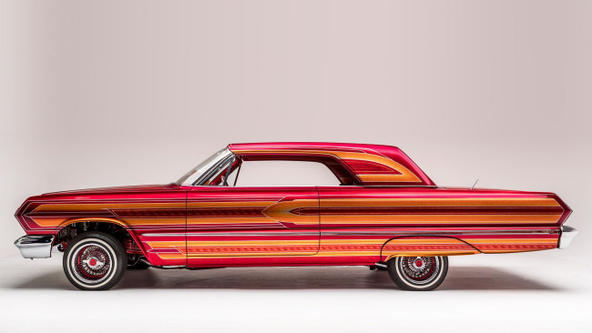 Обои картинки фото 1963-chevrolet-impala, автомобили, chevrolet