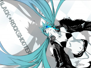 Картинка аниме black rock shooter