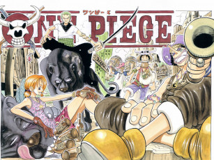 Картинка аниме one piece nami monkey d luffy sanji roronoa zoro usopp