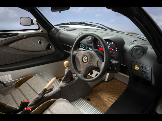 Обои картинки фото lotus, eco, elise, 2008, автомобили, спидометры, торпедо