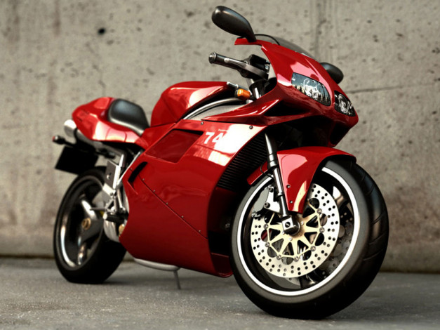 Обои картинки фото мотоциклы, 3d