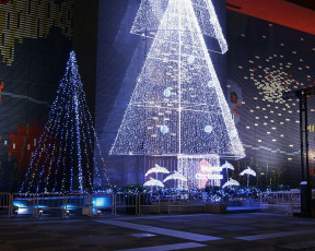 Картинка праздничные новогодние пейзажи