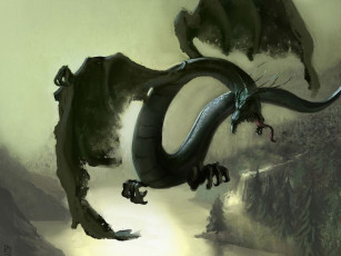 Картинка фэнтези драконы
