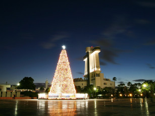 Картинка праздничные новогодние пейзажи