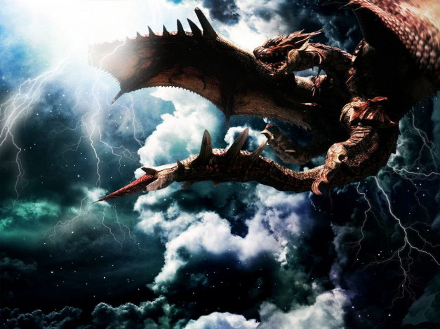 Обои картинки фото фэнтези, драконы
