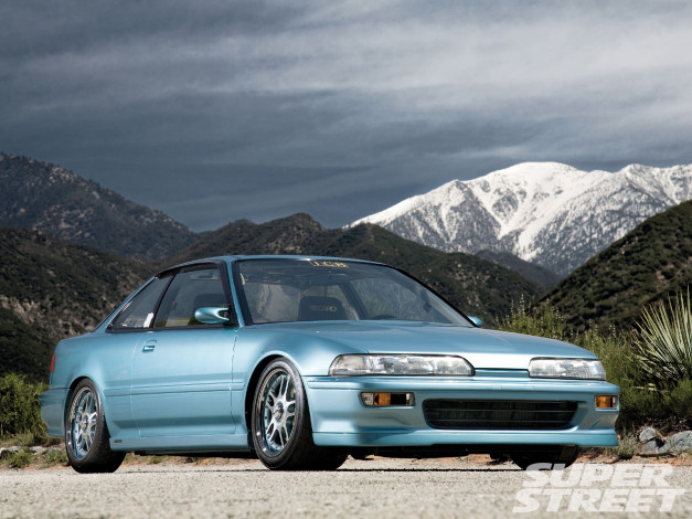 Обои картинки фото 1991, acura, integra, ls, автомобили