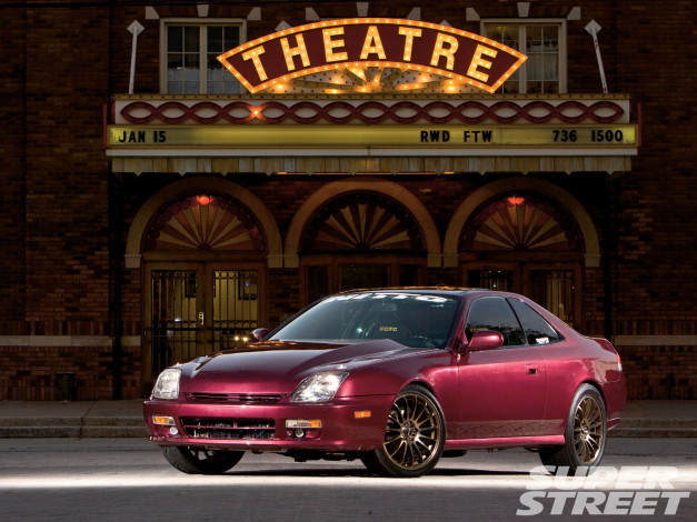 Обои картинки фото 1998, honda, prelude, автомобили