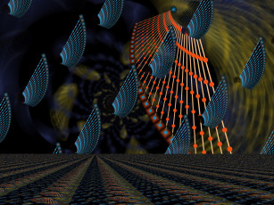 Картинка 3д графика fractal фракталы