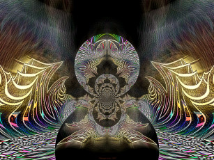 Картинка 3д графика fractal фракталы