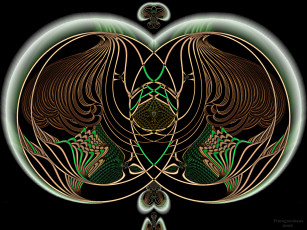 Картинка 3д графика fractal фракталы