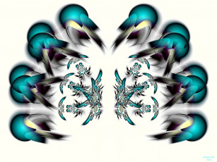 Картинка 3д графика fractal фракталы