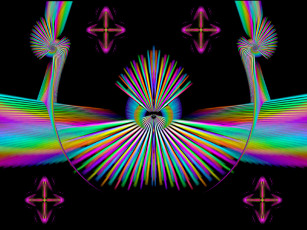 Картинка 3д графика fractal фракталы