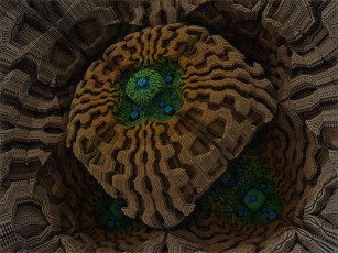 Картинка 3д графика fractal фракталы фрактал