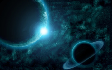 Картинка космос арт планеты