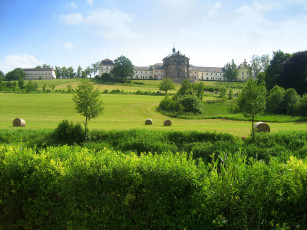 Картинка города дворцы замки крепости замок холм лужайка