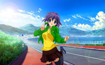 Картинка аниме clannad девушка
