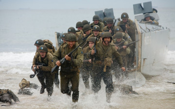 Картинка люди икс начало росомаха кино фильмы men origins wolverine солдаты орут война берег x-men