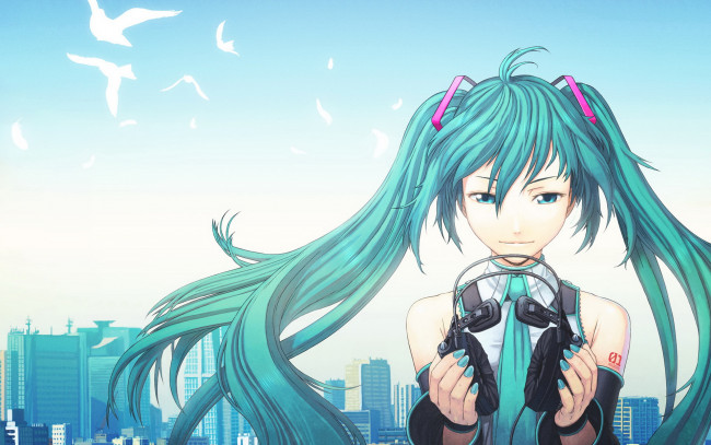 Обои картинки фото аниме, vocaloid