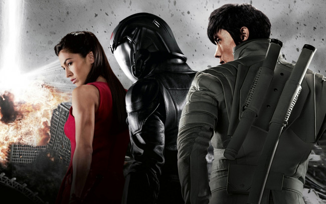 Обои картинки фото бросок, кобры, кино, фильмы, joe, retaliation, the, rise, of, cobra, 2, bruce, willis, dwayne, johnson, adrianne, palicki