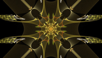 Картинка 3д графика fractal фракталы узор фон цвет