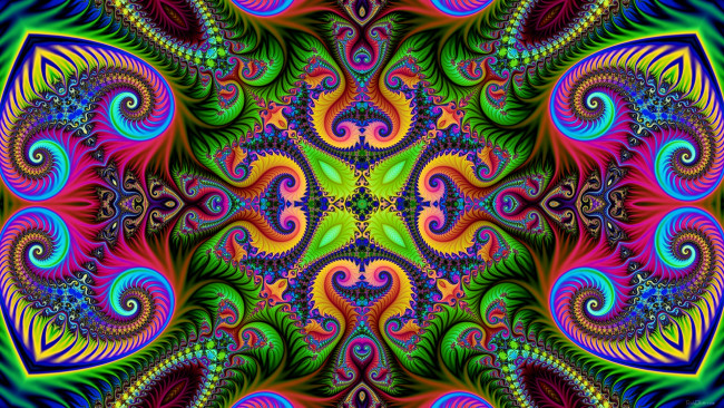 Обои картинки фото 3д, графика, fractal, фракталы, фон, цвет, узор