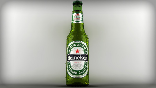Обои картинки фото бренды, heineken, капли, бутылка