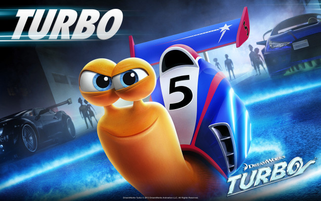 Обои картинки фото мультфильмы, turbo, персонаж, улитка