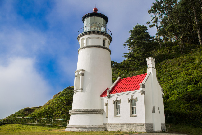 Обои картинки фото hecita, head, lighthouse, oregon, природа, маяки, орегон