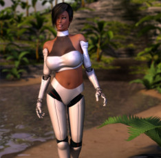 Картинка 3д+графика _science+fiction киборг