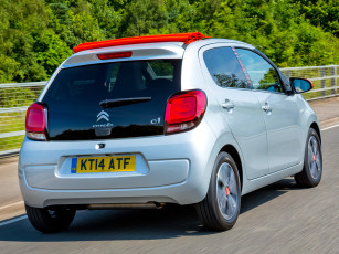 обоя автомобили, citroen, светлый, 2014г, uk-spec, citroеn, 5-door, airscape, c1
