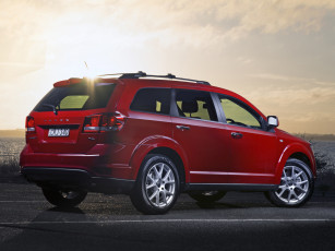 обоя автомобили, dodge, journey, rt, au-spec, красный