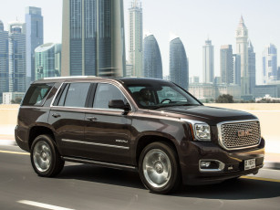 обоя автомобили, gm-gmc, gmc, yukon, denali, 2014, темный