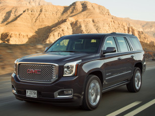 Картинка автомобили gm-gmc gmc yukon denali 2014 темный