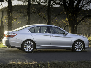 обоя автомобили, honda, светлый, 2014г, za-spec, sedan, accord