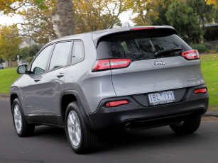 Картинка автомобили jeep cherokee sport au-spec kl 2014г серый