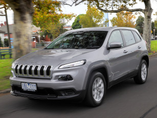 Картинка автомобили jeep cherokee sport au-spec kl 2014г серый