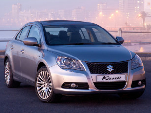 Картинка автомобили suzuki kizashi серый za-spec