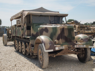 Картинка sd kfz +7+&+88mm+pak+43 техника военная+техника грузовик тяжёлый