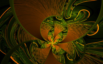 Картинка 3д+графика фракталы+ fractal цвета фон узор