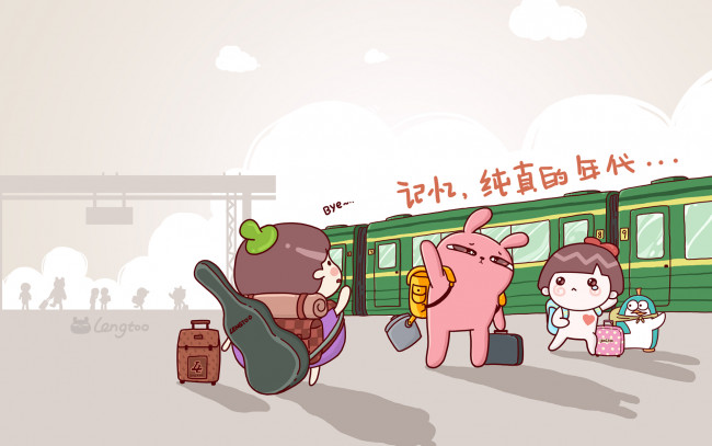 Обои картинки фото векторная графика, мультфильмы, дети