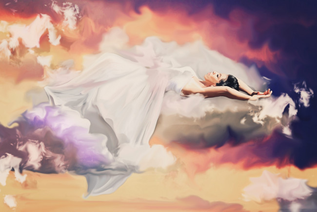 Обои картинки фото фэнтези, девушки, платье