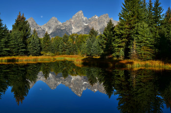 Картинка природа реки озера река лес горы