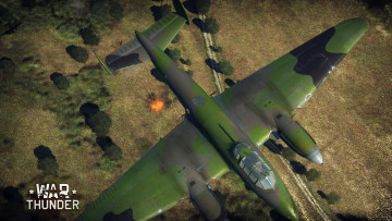 Картинка видео+игры war+thunder +world+of+planes полет самолет