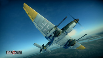 Картинка видео+игры war+thunder +world+of+planes полет самолет