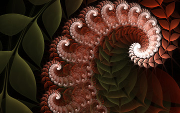 Картинка 3д+графика фракталы+ fractal узор фон цвета