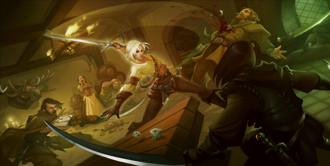 Обои картинки фото the witcher, видео игры, персонажи