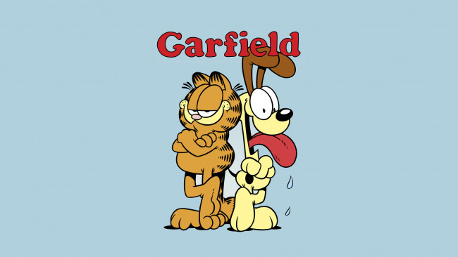 Обои картинки фото мультфильмы, garfield, персонажи